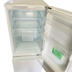 2ドア冷蔵庫 YAMADA 2018年製 YRZ-F15E1 156L ホワイト 一人暮らし 動作確認済み 傷あり 【ジ 0204-07】の画像