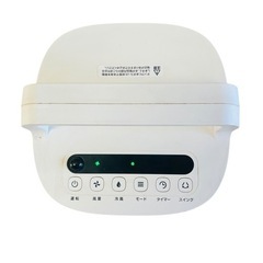 ☆2/9まで限定価格☆コンパクト冷風機 2020年製 株式会社シィー・ネット CRF 201WHリモコン付き 動作確認済み ホワイト おしゃれ 小型家電 テープ跡あり【ジ 0204-08】の画像