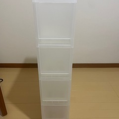 無印良品　隙間収納　四段引き出しの画像