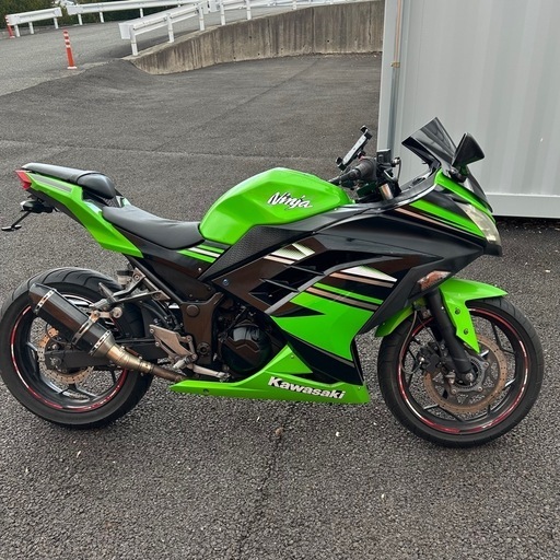 ☆長野県☆Kawasaki ニンジャ250 EX250L実働　車体　バイク　バッテリー交換済み ☆長野県☆Kawasaki ニンジャ250 EX250L実働 車体 バイク バッテリー