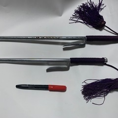 十手 　時代劇 レプリカ 金属製　2個セット