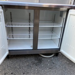【動確済み】フクシマ 業務用冷蔵庫 YRC-120RE2 1200×600×800 239L 単相 100V 台下冷蔵庫 コールドテーブル 店舗用品 厨房 大阪の画像