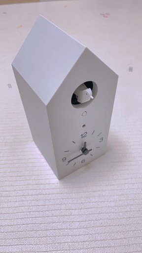 ジャンク品　無印良品　鳩時計　ホワイト