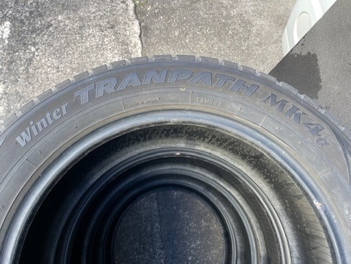 1013-1)はめ替え込！215/60R17 トーヨーウインタートランパス中古4本セット！スタッドレス
