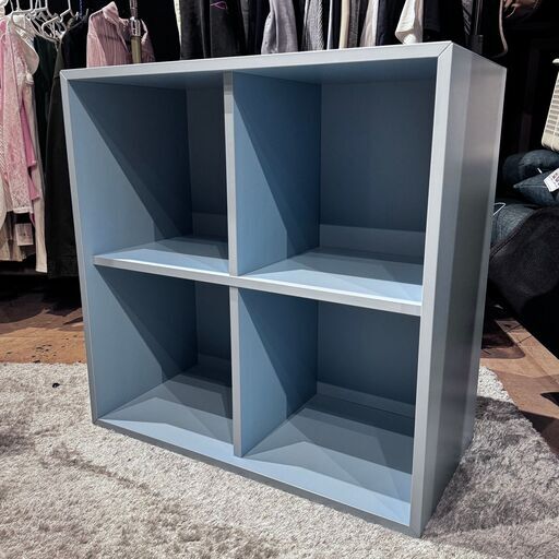 21949  2段カラーボックス　幅70 IKEA   ◆大阪市内・東大阪市他 6,000円以上ご購入で無料配達いたします！◆ ※高槻・枚方方面◆西宮・尼崎方面◆生駒方面　それぞれ条件付き無料配送あり！