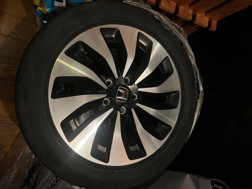 売れました。　ホンダ純正ホイール　4本タイヤセット　アコードハイブリット(CR6)