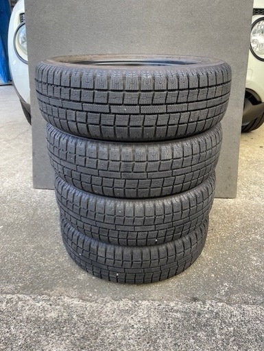 1005-2)はめ替え込！155/65R14トーヨースタッドレス中古4本セット！