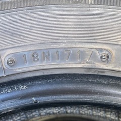 1005-2)はめ替え込！155/65R14トーヨースタッドレス中古4本セット！の画像