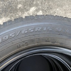 1010-7)はめ替え込！195/65R15トーヨースタッドレス中古4本セット！の画像