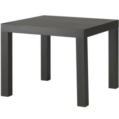  IKEA(イケア) LACK ブラックブラウン 20193658 サイドテーブル、ローテーブル　ブラックブラウンの画像