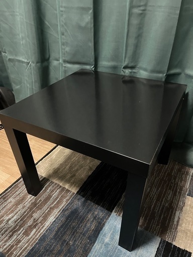 IKEA(イケア) LACK ブラックブラウン 20193658 サイドテーブル、ローテーブル　ブラックブラウン