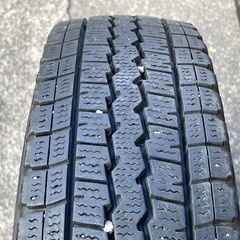 1013-5)はめ替え込！155/80R14 88/86N LTダンロップスタッドレス中古2本セット！の画像