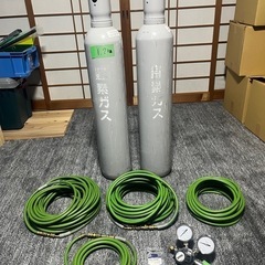 ⚫︎窒素耐圧検査用一式　窒素ボンベ　耐圧ホース　高圧用レギュレータ