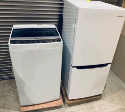 生活応援！中古家電2点セット【冷蔵庫+洗濯機】【地域限定で配送・設置無料】  小型 家電 セット 一人暮らし向け リユース品