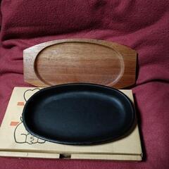 新品未使用のステーキ皿２セットの画像