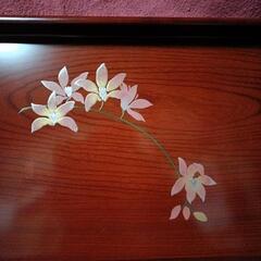 新品未使用の塗りのお盆ですの画像