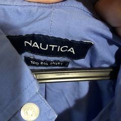 NAUTICA  XLサイズ　シャツ 青 ブルー ノーティカの画像