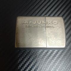 1989年【イタリックロゴ】Mr.JUNKO 南青山刻印　ジッポーライター　アンティーク　骨董品　オイルライターの画像
