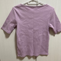 ⭐︎決まりました⭐︎GU 半袖　ピンク　Tシャツ　Lサイズ　きれいめ　おしゃれ　かわいい　推し活の画像