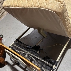 電動式折りたたみベッド、幅83cm Usedの画像