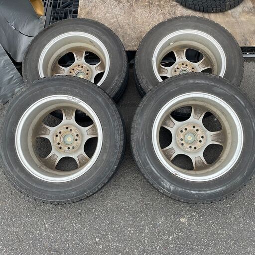 GIRO ジーロ 15×6J 5H マルチ アルミホイール  ブリヂストン ブリザック スタッドレスタイヤ 195/65/R15 セット