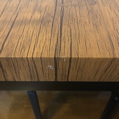 ダイニングテーブル　700×700 イス2脚の画像