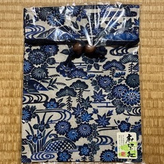 新品未使用品‼️沖縄民芸　麻染紅　巾着