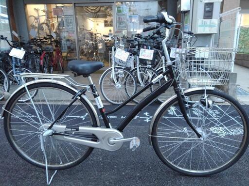 中古自転車３３８８　前後タイヤ新品！　２７インチ　３段ギヤ　LEDオートライト　キッキーと音がならない後輪ローラーブレーキ　\n錆びにくい部品：ハンドル・リム・ドロヨケ・前かご