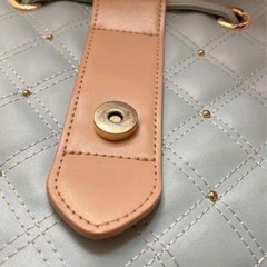 Radyビジューキルティングリュック　ブルーの画像