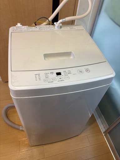 洗濯機　無印良品 5kg 2019年  MJ-W50A