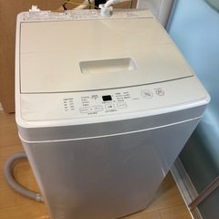 洗濯機　無印良品 5kg 2019年  MJ-W50A