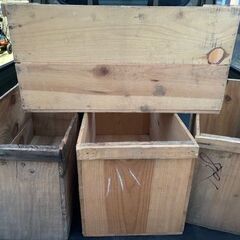 りんごの木箱　中古