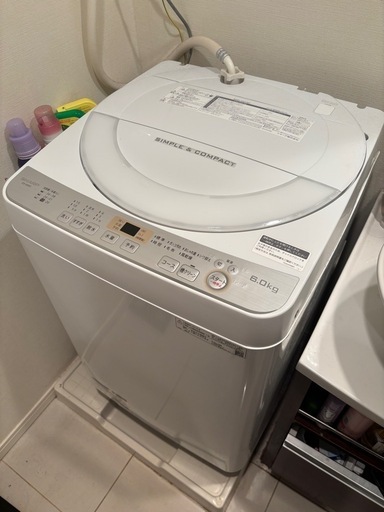 洗濯機 SHARP 2019年製