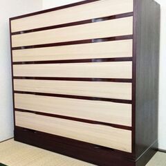 【受渡予定者決定済み】日本橋高島屋で購入した桐ダンス(幅101,高さ100,奥行46)の画像
