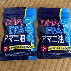 DHA ･ EPA ･ アマニ油 124粒×2袋
