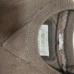 Abercrombie & Fitch 長袖　ワッフル柄の画像