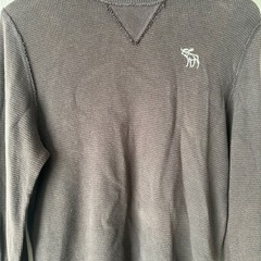 Abercrombie & Fitch 長袖　ワッフル柄の画像