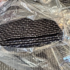 リッツウェル グランドリーワイズ 黒革 3人掛けソファ 替えカバー付 102万の画像