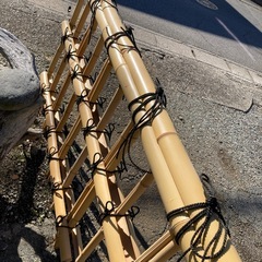 本竹金閣寺垣 竹垣 あさがお垣 180cmの画像