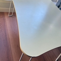 折りたたみローテーブル　パステルイエロー