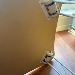 折りたたみローテーブル　パステルイエローの画像