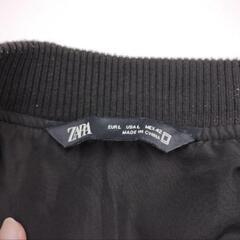 ZARA フェイクレザー　ブルゾン　ジャケットの画像