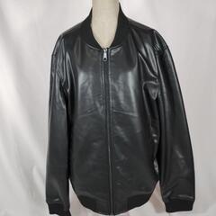 ZARA フェイクレザー　ブルゾン　ジャケット