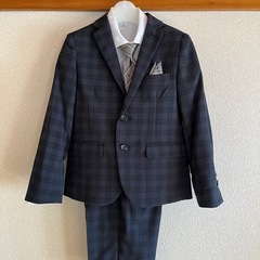 サイズ120、男子、卒園&入学スーツセット 