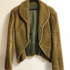 ハイウエストなコーデュロイジャケット　 レディースの画像