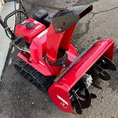 小型モデル！即納　ホンダ除雪機　★ＨＳ６５５　雪丸　６馬力　★新品ベアリング・プラグ・エンジンオイル交換・整備済! 　★道内・配送無料！の画像