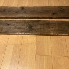 ウォールハンギングパイランアイアンシェルフ オイル仕上げ・古材足場板W950の画像