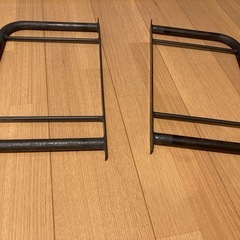 ウォールハンギングパイランアイアンシェルフ オイル仕上げ・古材足場板W950の画像