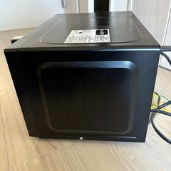 Haier電子レンジ黒　差し上げます。の画像