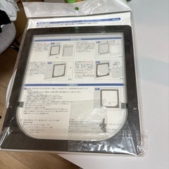 網戸専用　犬猫で入り口の画像